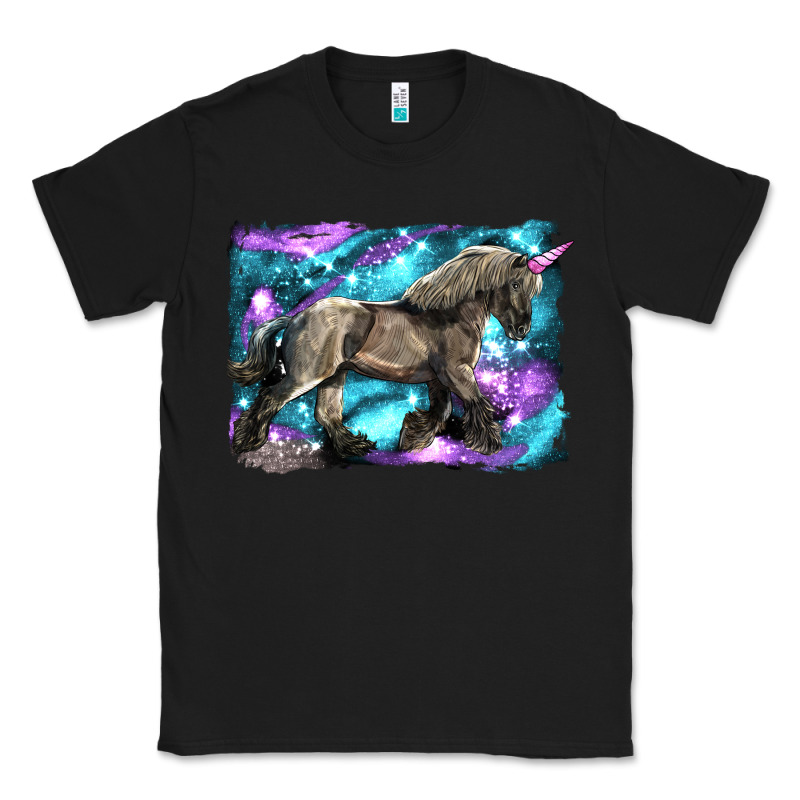 Black Unicorn Classic Tee by LillyAllenDesigns | Teevron