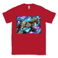 Red black unicorn Classic Tee - LillyAllenDesigns