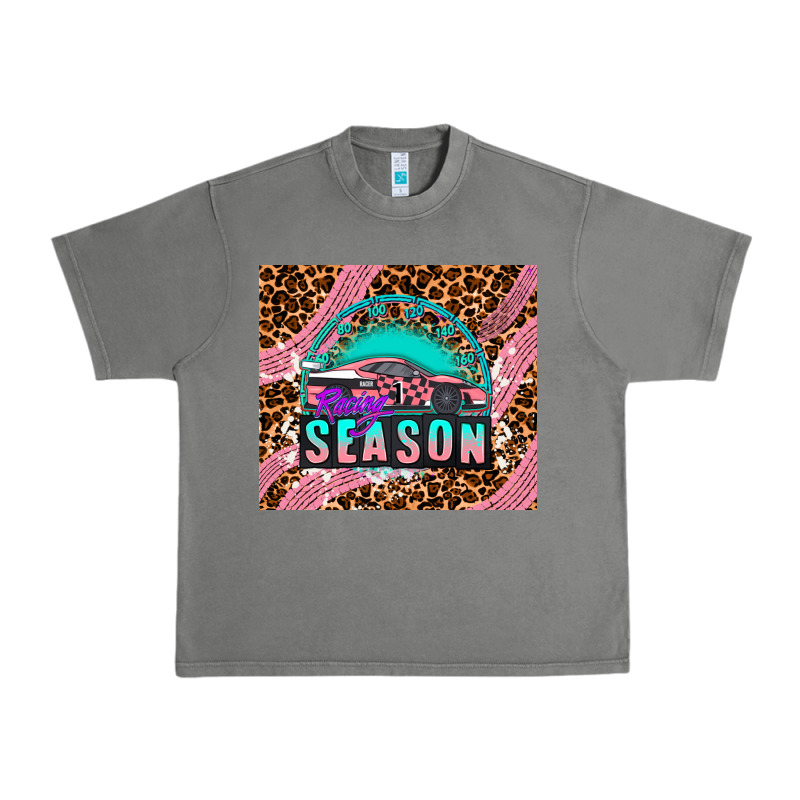 Pink Racing Car Urban Heavy Tee by AdoDesignShop | Teevron