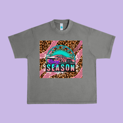 Pink Racing Car Urban Heavy Tee Designed By Adodesignshop