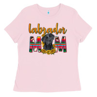 Bubblegum Pink western labrador retriever mom Ladies Tee - texasbilliewilder