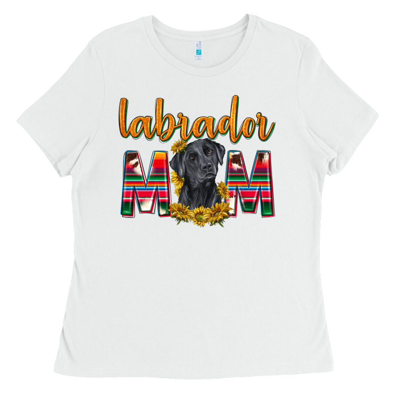 Western Labrador Retriever Mom Ladies Tee by texasbilliewilder | Teevron