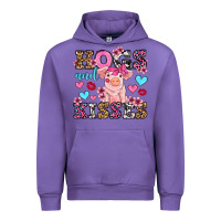Tulip hogs and kisses pig  olivia Urban Hoodie - OliviaCreatesArt