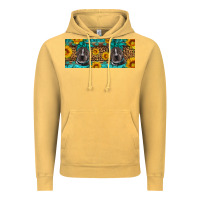 Vintage Mustard western pitbull Vintage Hoodie - Artiststas