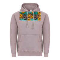Vintage Zinc western pitbull Vintage Hoodie - Artiststas