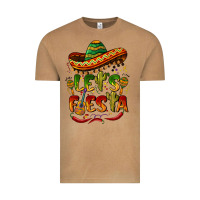 Let's Fiesta Mexican Hat Vintage Tee | Teevron