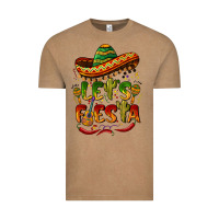 Vintage Coffee let's fiesta mexican hat Vintage Tee - BarkalooDesign