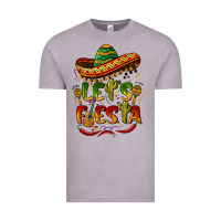 Vintage Zinc let's fiesta mexican hat Vintage Tee - BarkalooDesign