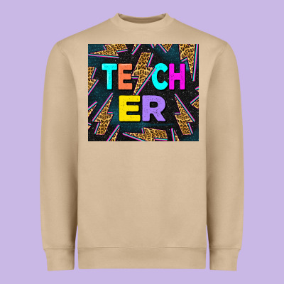 Teacher Day Heavyweight Sweatshirt Designed By Lillyallendesigns