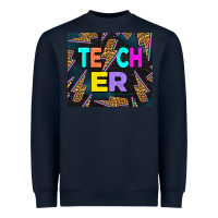 Navy Teacher Day Heavyweight Sweatshirt - LillyAllenDesigns