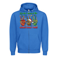 True Royal Rockin' Around The Christmas Tree Zipper Hoodie - BundleAndBundleShop