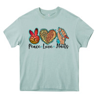 Arona peace love nails Heavy Core Tee - BarkalooDesign