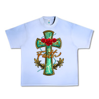 Grape Ice cross faith Urban Heavy Tee - BarkalooDesign