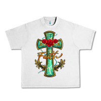 Lunar Rock cross faith Urban Heavy Tee - BarkalooDesign