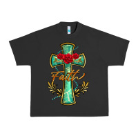 Pigment Black cross faith Urban Heavy Tee - BarkalooDesign