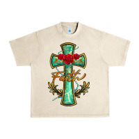 Sandshell cross faith Urban Heavy Tee - BarkalooDesign