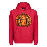 Cardinal Basketball Pumpkin Premium Hoodie - texasbilliewilder