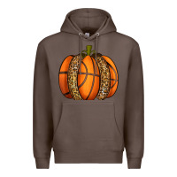 Coffee Basketball Pumpkin Premium Hoodie - texasbilliewilder