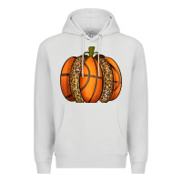 Dove Grey Basketball Pumpkin Premium Hoodie - texasbilliewilder