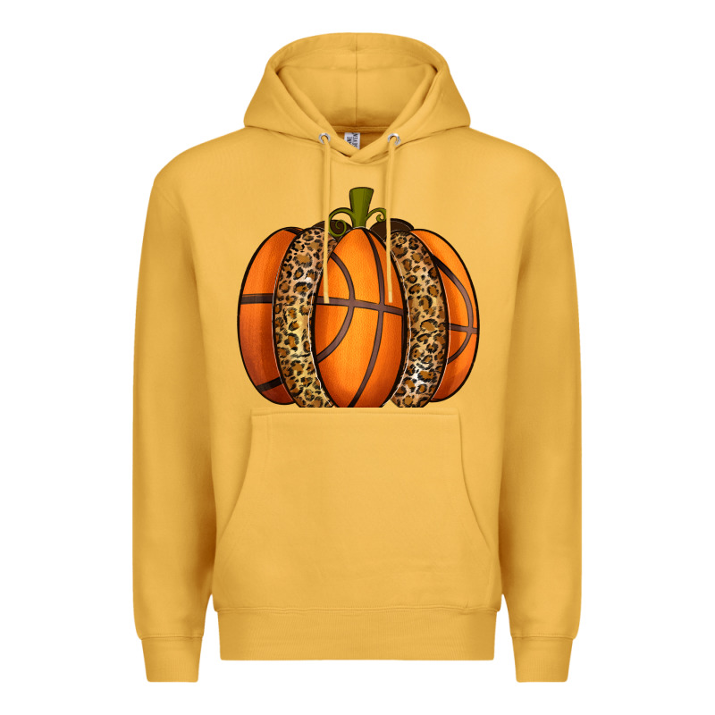 Basketball Pumpkin Premium Hoodie by texasbilliewilder | Teevron