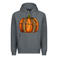 Rock Basketball Pumpkin Premium Hoodie - texasbilliewilder