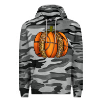 Slate Camo Basketball Pumpkin Premium Hoodie - texasbilliewilder