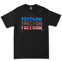 Black Freedom freedom freedom 4th of july Premium Tee - CowGirlArtShop