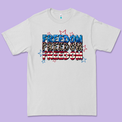 Freedom Freedom Freedom 4th Of July Premium Tee Designed By Cowgirlartshop