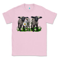 Bubblegum Pink baby sheeps with daisies Classic Tee - LillyAllenDesigns