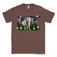 Chestnut baby sheeps with daisies Classic Tee - LillyAllenDesigns