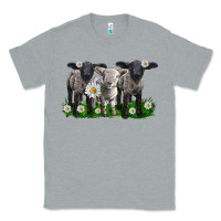 Heather Grey baby sheeps with daisies Classic Tee - LillyAllenDesigns