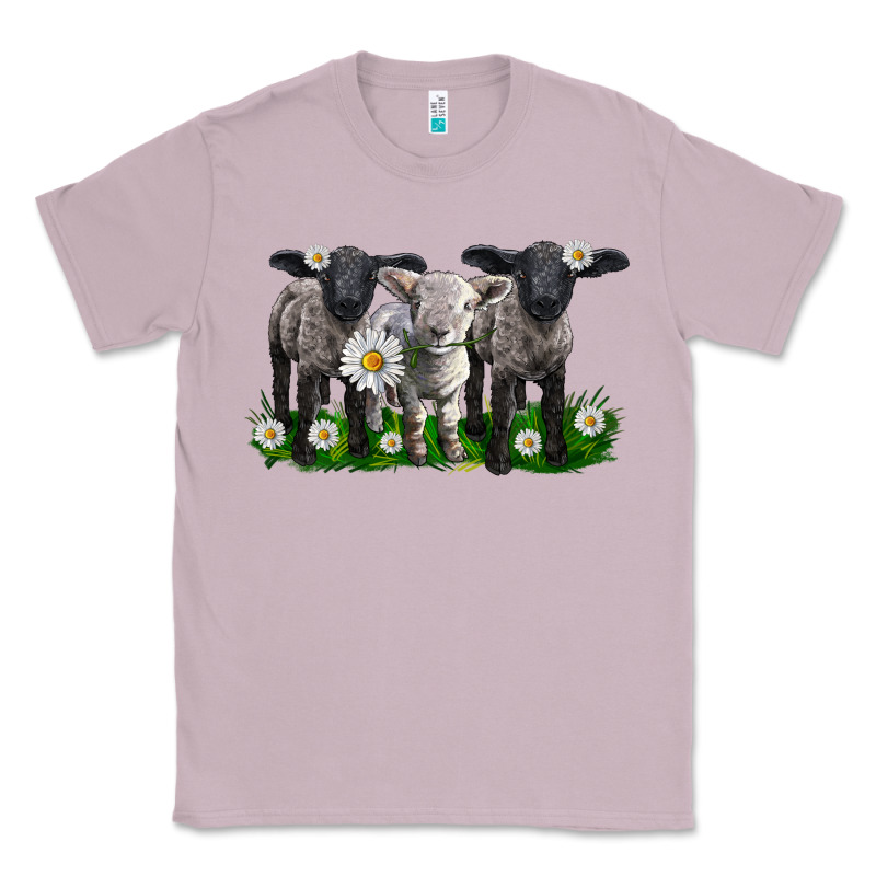 Baby Sheeps With Daisies Classic Tee by LillyAllenDesigns | Teevron