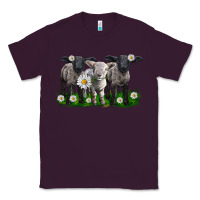 Plum baby sheeps with daisies Classic Tee - LillyAllenDesigns