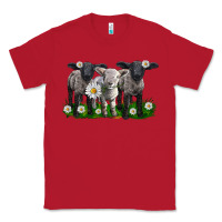 Red baby sheeps with daisies Classic Tee - LillyAllenDesigns
