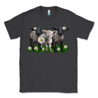 Smoke baby sheeps with daisies Classic Tee - LillyAllenDesigns