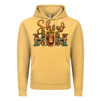Vintage Mustard show mom long haired cow Vintage Hoodie - Jasminsmagicworld