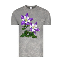 Cloud Rock rocky mountain columbine Vintage Tee - LillyAllenDesigns