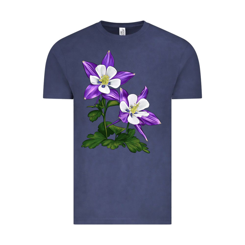Rocky Mountain Columbine Vintage Tee by LillyAllenDesigns | Teevron