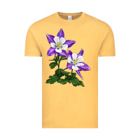 Vintage Mustard rocky mountain columbine Vintage Tee - LillyAllenDesigns