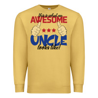 Antique Gold Awesome uncle Premium Sweatshirt - Bettercallsaul