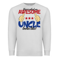 Dove Grey Awesome uncle Premium Sweatshirt - Bettercallsaul