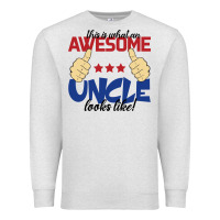 Oatmeal Heather Awesome uncle Premium Sweatshirt - Bettercallsaul