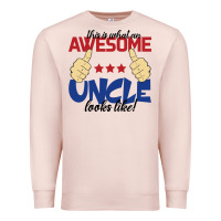 Pale Pink Awesome uncle Premium Sweatshirt - Bettercallsaul
