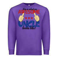 Purple Awesome uncle Premium Sweatshirt - Bettercallsaul