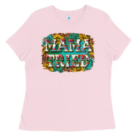 Bubblegum Pink western mama tried with sunflowers and gemstone Ladies Tee - texasbilliewilder