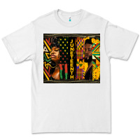 White juneteenth tumbler Premium Tee - HRA Design Shop