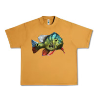 Peanut Butter Peacock Bass Illustrations Urban Heavy Tee - LillyAllenDesigns