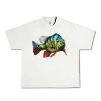 Pistachio Peacock Bass Illustrations Urban Heavy Tee - LillyAllenDesigns