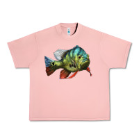 Salmon Peacock Bass Illustrations Urban Heavy Tee - LillyAllenDesigns