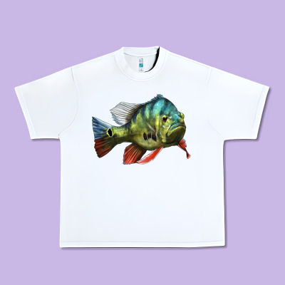 Peacock Bass Illustrations Urban Heavy Tee Designed By Lillyallendesigns